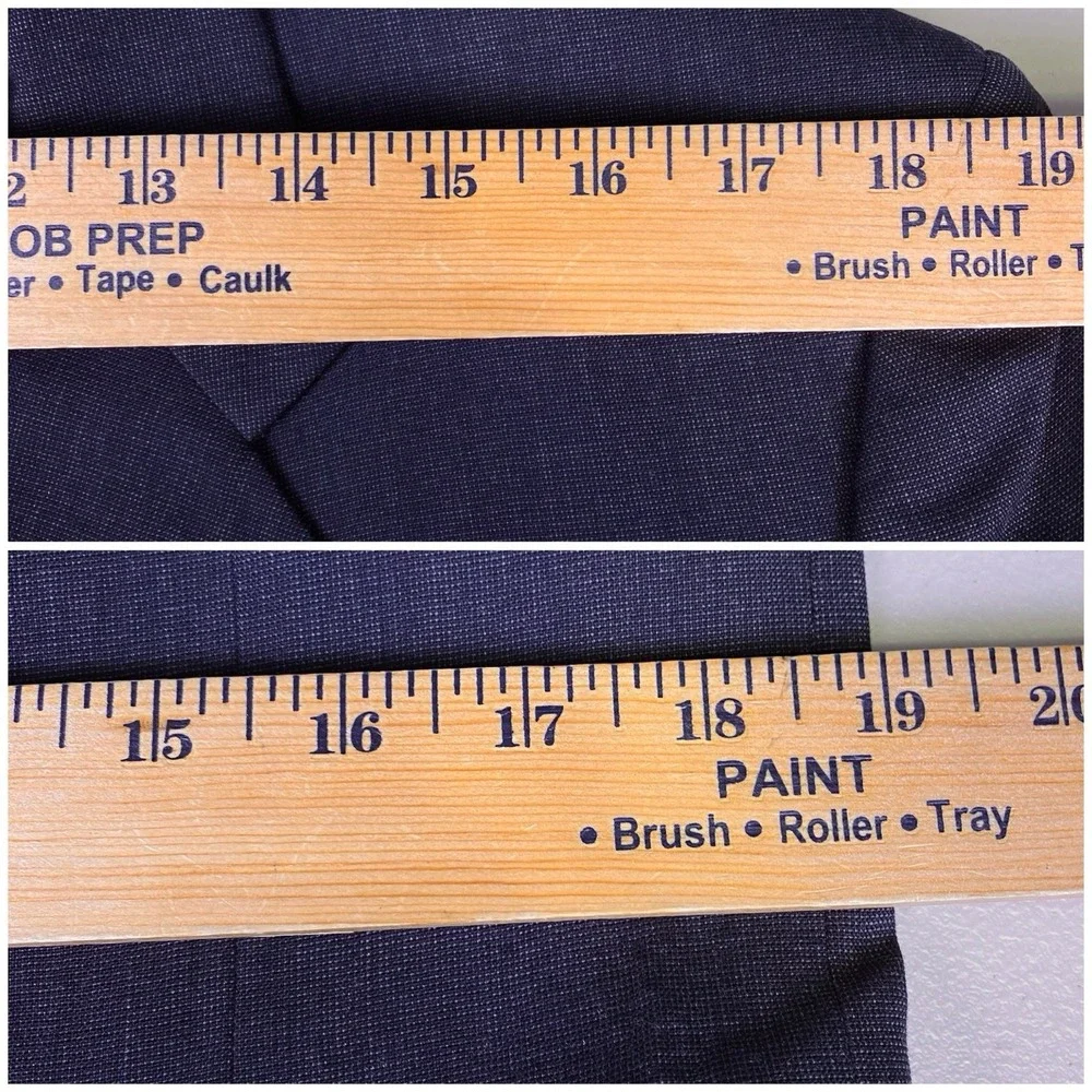 70s 80s Givenchy Gentleman Paris Blazer Suit Jacket (40R) Mens Navy GUC - Picture 7 of 12